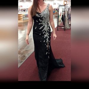 Dress, One-Shoulder